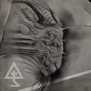 flash tattoo tatouage sombre dark baphomet démon satan biomechanic